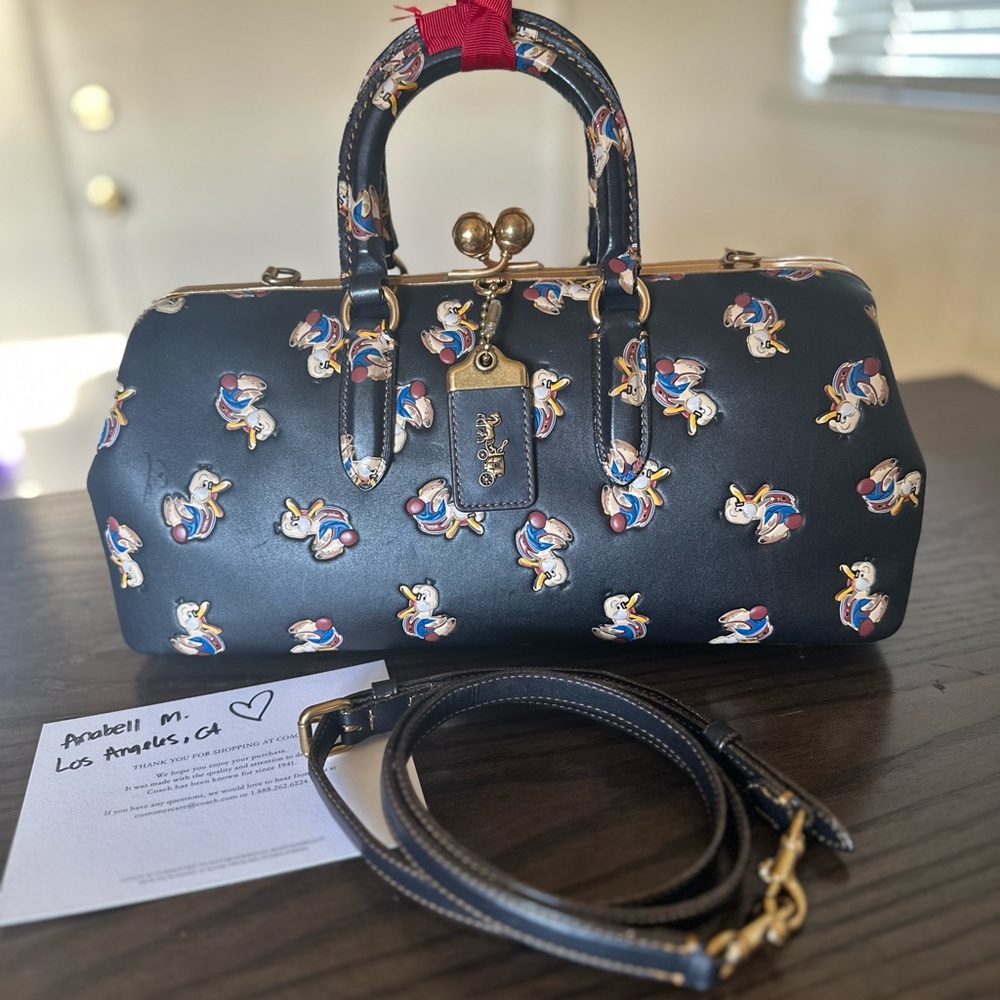 Coach 1941 Mr Doodle Kisslock Satchel - VHTF
